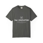 Educator mens periodic element design T-shirt | Kingdom Educator circular back print