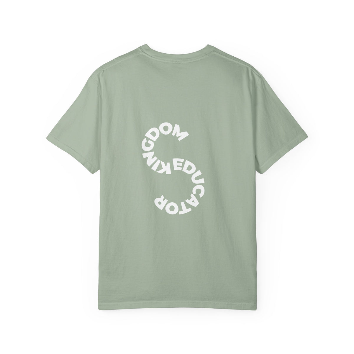 Educator mens periodic element design T-shirt | Kingdom Educator circular back print