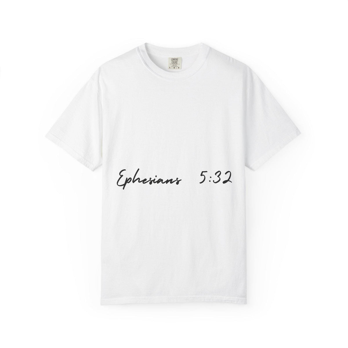 Garment-Dyed Christian T-Shirt: Heart of Christ Design, Faith Apparel