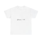 Christian T-Shirt — 'Heart of Christ' Graphic Tee with Ephesians 5:32 Scripture