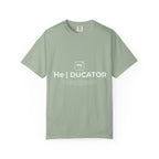 Educator mens periodic element design T-shirt | Kingdom Educator circular back print