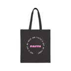 Faith-Inspired Cotton Canvas Tote Bag: Reusable Eco-Friendly Shopping