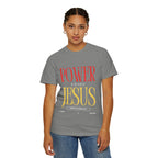 1 John 2:6 - Unisex Garment-Dyed T-Shirt, Faith Apparel, Christian Gift, Religious Wear, Inspirational Tee, Casual Style