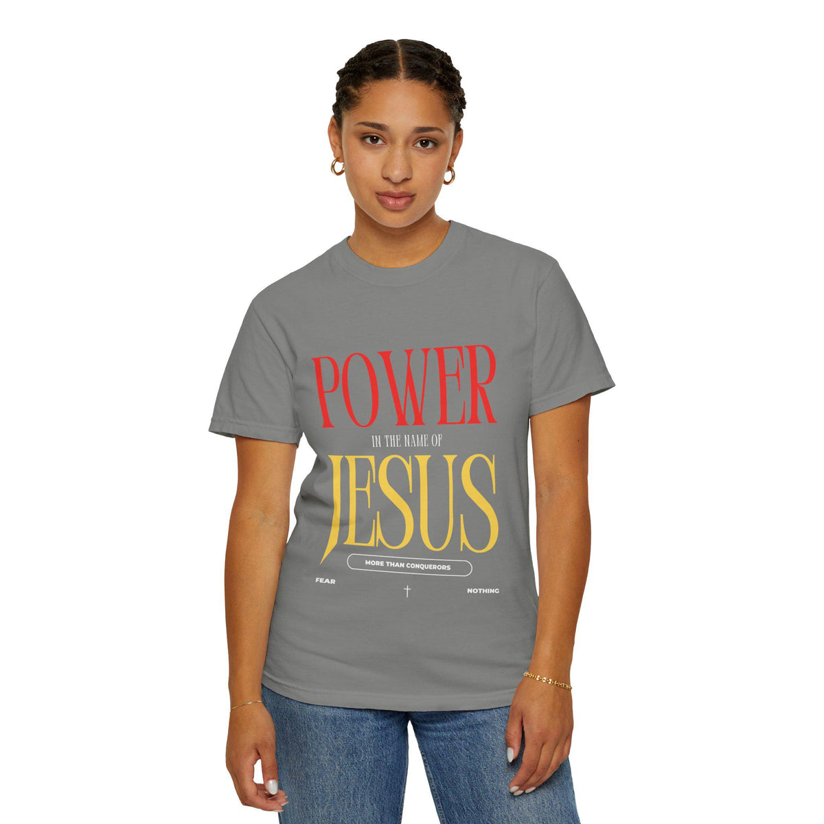1 John 2:6 - Unisex Garment-Dyed T-Shirt, Faith Apparel, Christian Gift, Religious Wear, Inspirational Tee, Casual Style