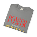 1 John 2:6 - Unisex Garment-Dyed T-Shirt, Faith Apparel, Christian Gift, Religious Wear, Inspirational Tee, Casual Style