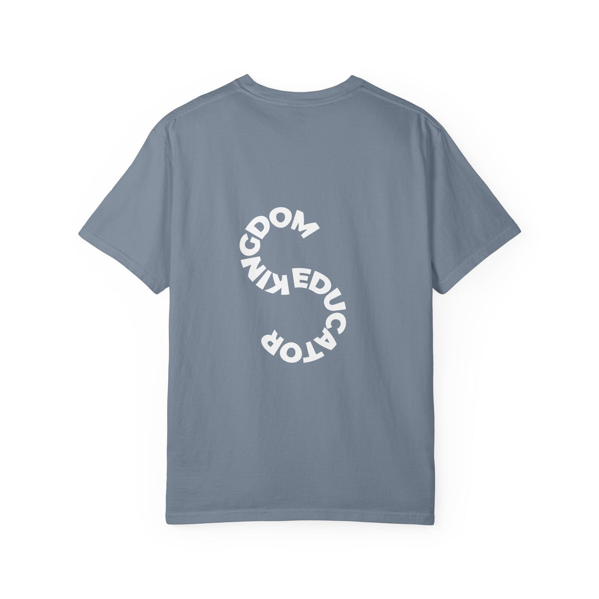 Educator mens periodic element design T-shirt | Kingdom Educator circular back print