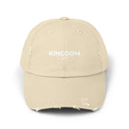 Distressed Christian Baseball Cap: Kingdom CEO Dad Hat