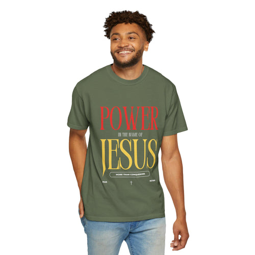 1 John 2:6 - Unisex Garment-Dyed T-Shirt, Faith Apparel, Christian Gift, Religious Wear, Inspirational Tee, Casual Style